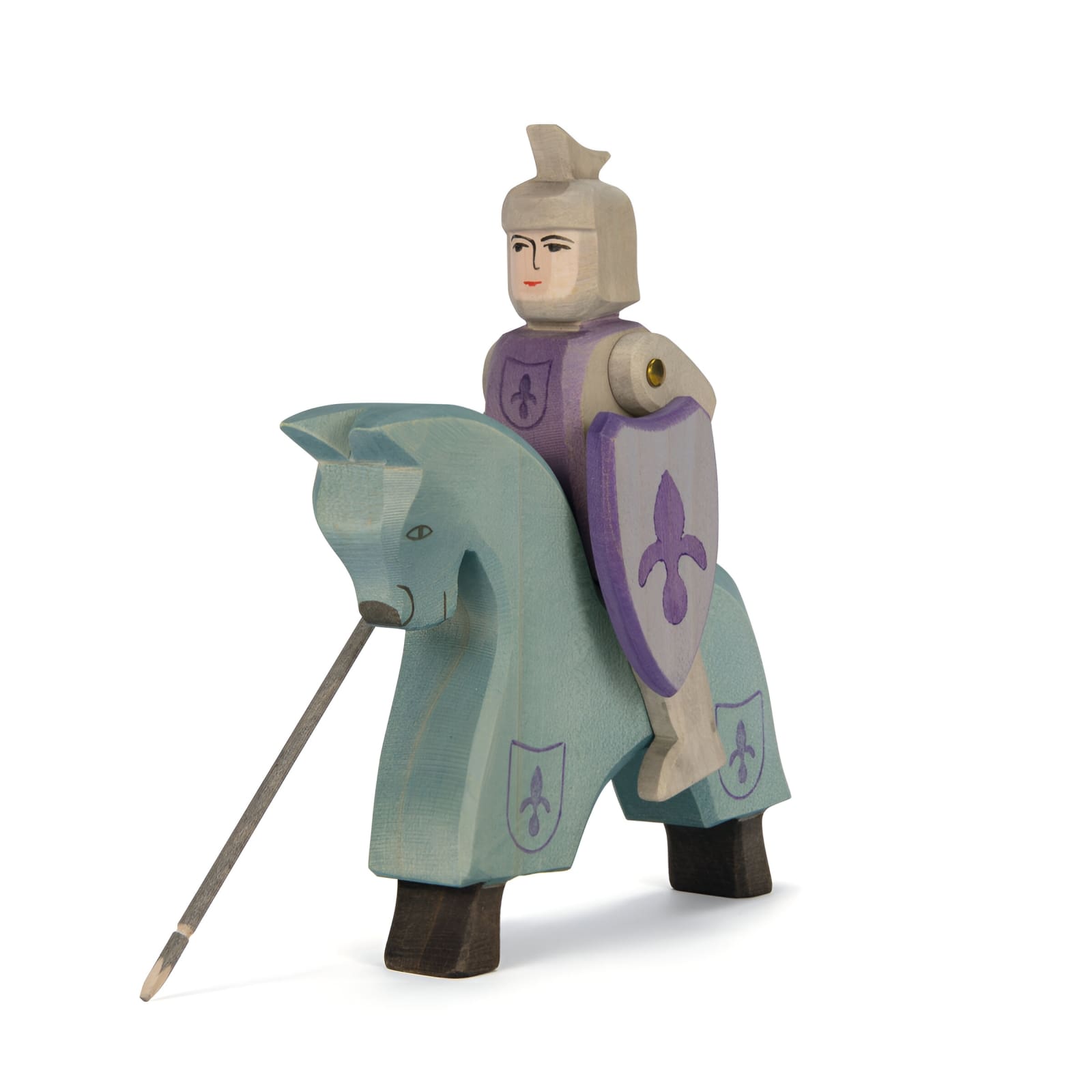 Knight riding blue 2750