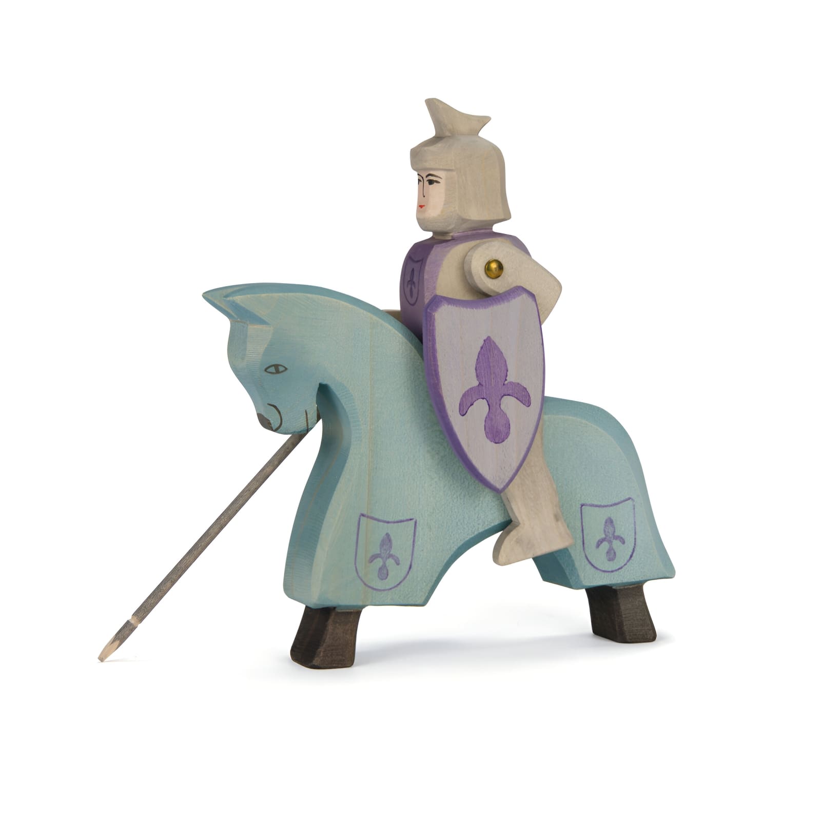 Knight riding blue 2750