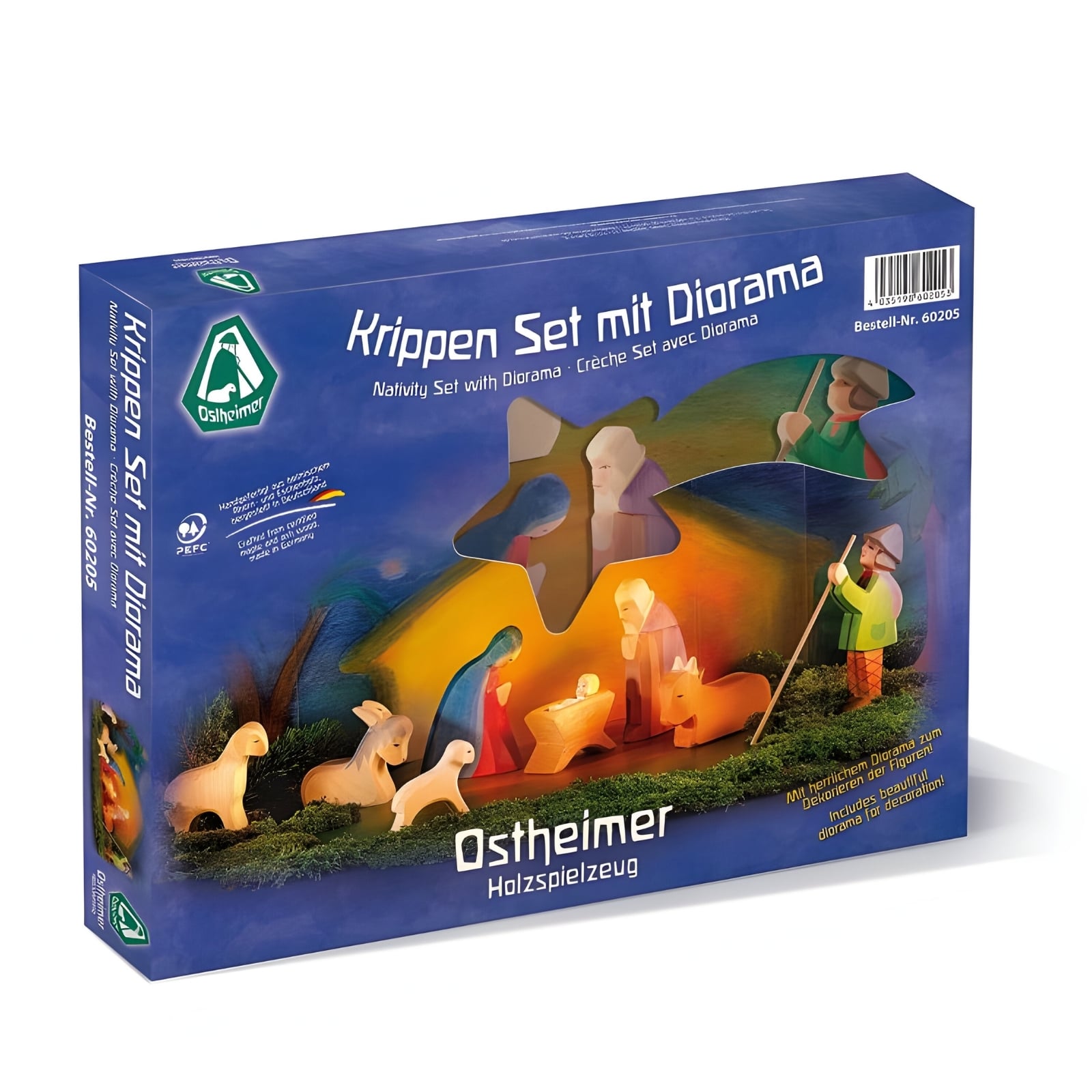 Nativity Set with Diorama 11 pcs 60205