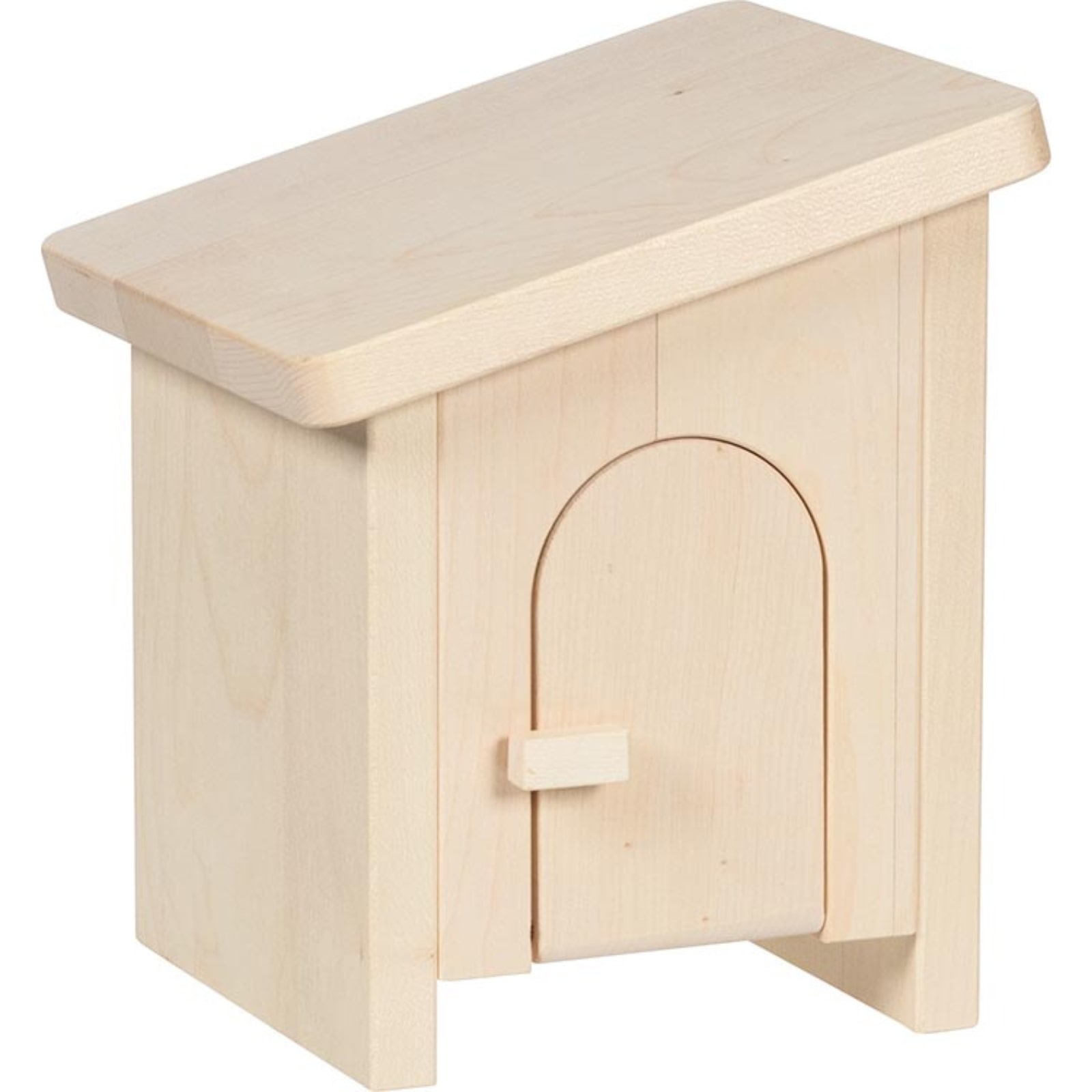 Holztiger Kleiner Stall, montiert