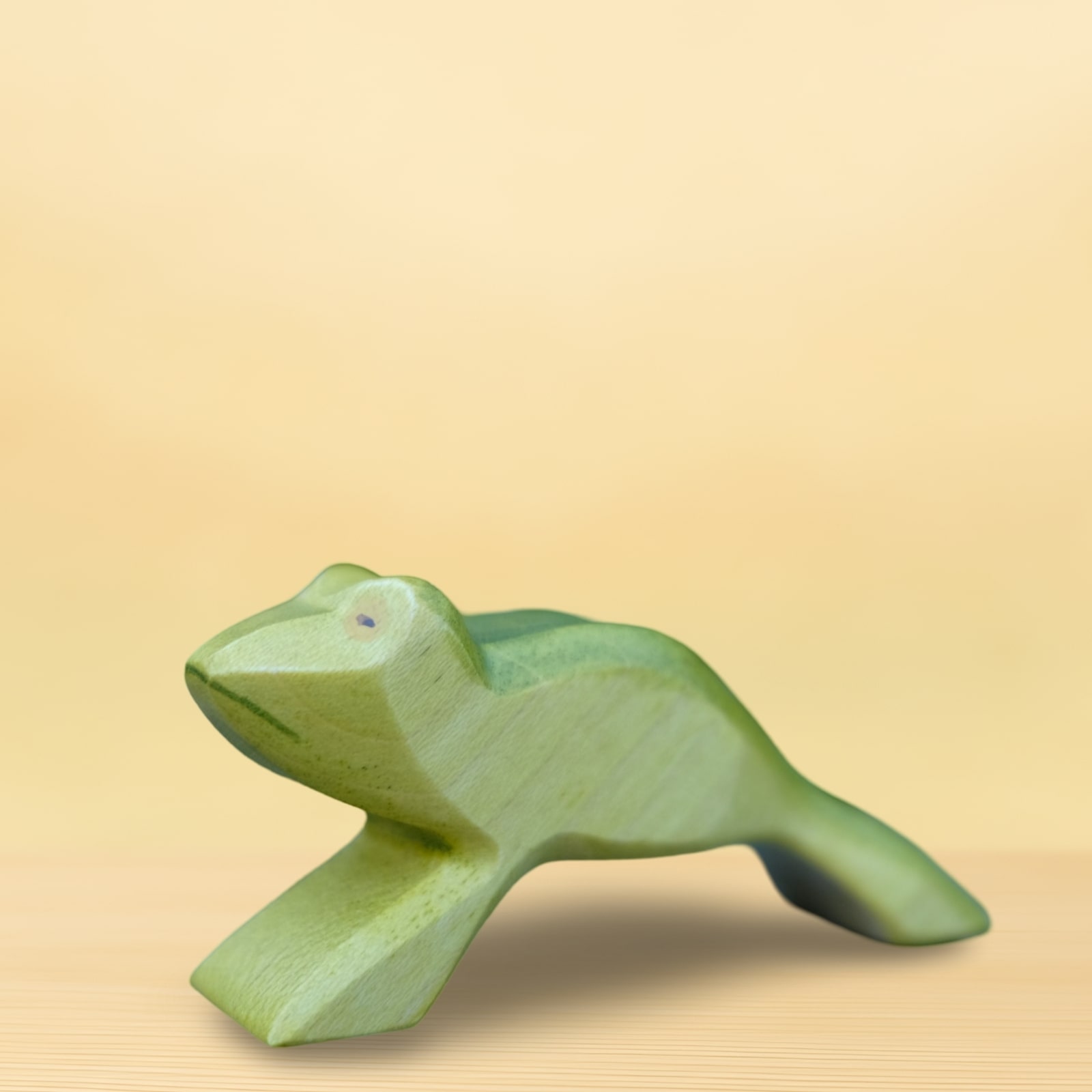HolzWald Frosch springend