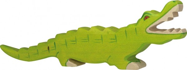 Holztiger Krokodil